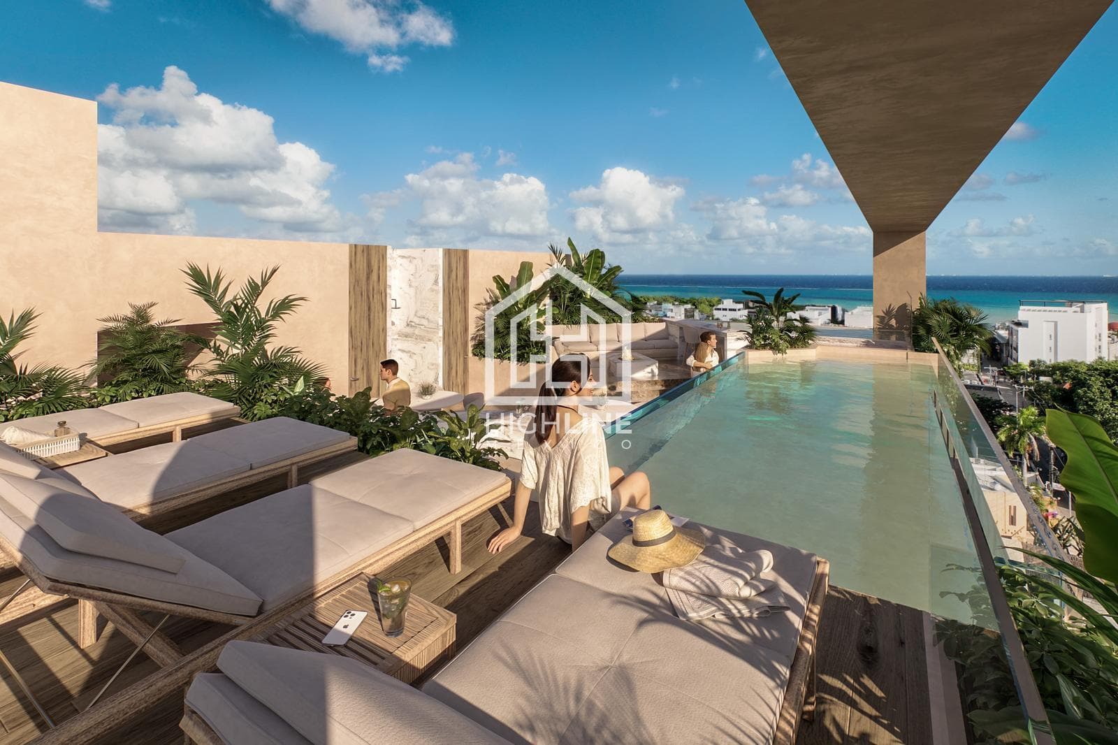 1-Bedroom Loft in Playa del Carmen, 4 Minutes from the Beach, in a Popular Tourist Area with High Appreciation Potential