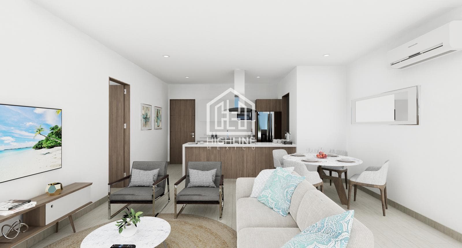 APARTMENT WITH TERRACE AND PRIVATE JACUZZI FOR SALE. PLAYA DEL CARMEN. PRE-SALE