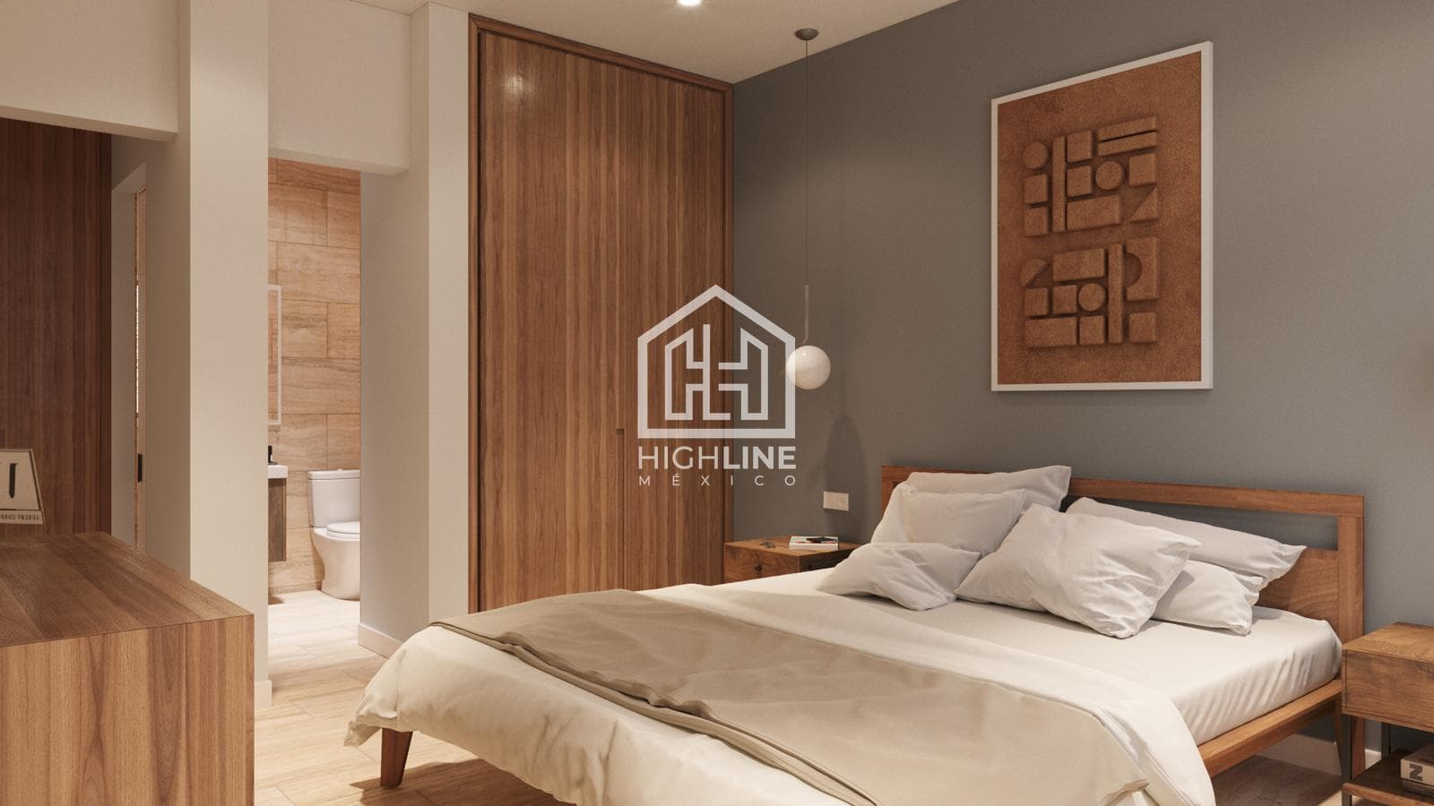 1-BEDROOM APARTMENT FOR SALE. PLAYA DEL CARMEN. GYM AND ROOFTOP WITH POOL. PRE-SALE.