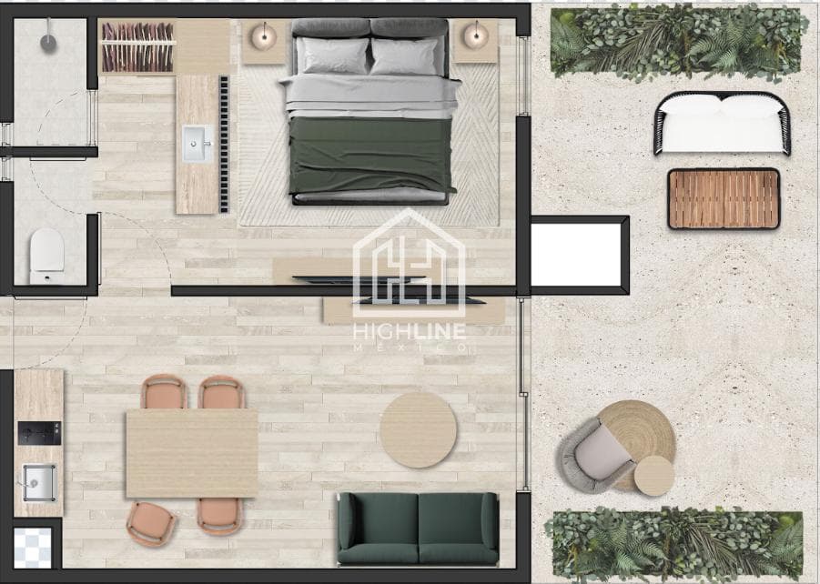 1-Bedroom Apartment for Sale in Playa del Carmen, CondoHotel Management