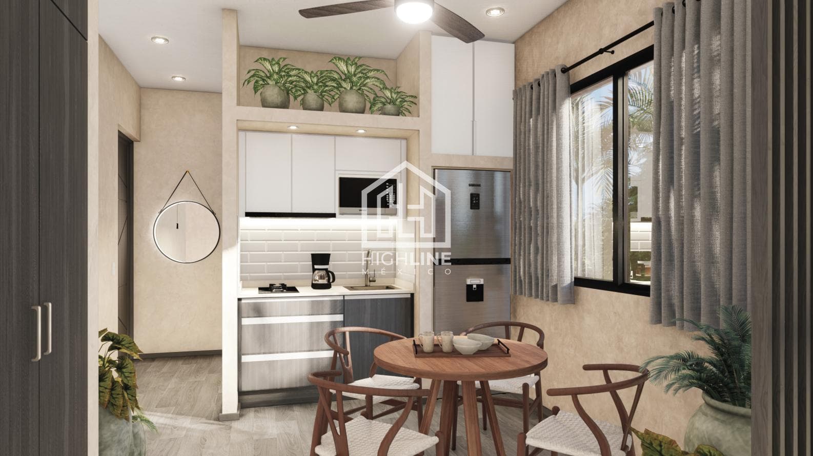 STUDIO WITH A TERRACE IN TULUM. AVAILABLE IMMEDIATELY. IDEAL FOR AIRBNB