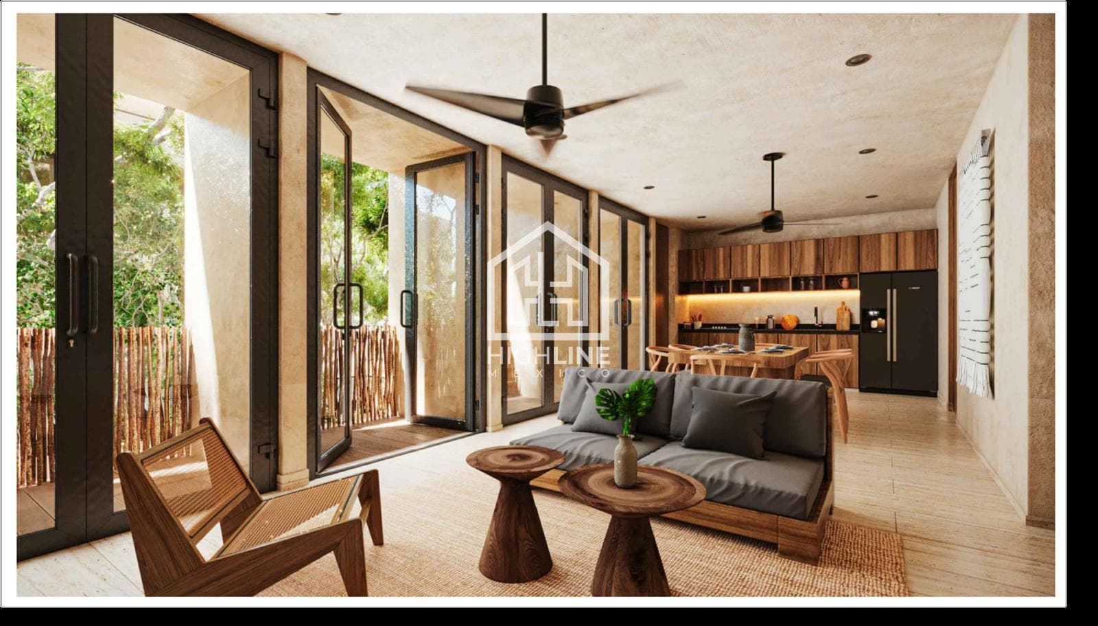 2-Bedroom Apartment for Sale in Tulum with a Gym