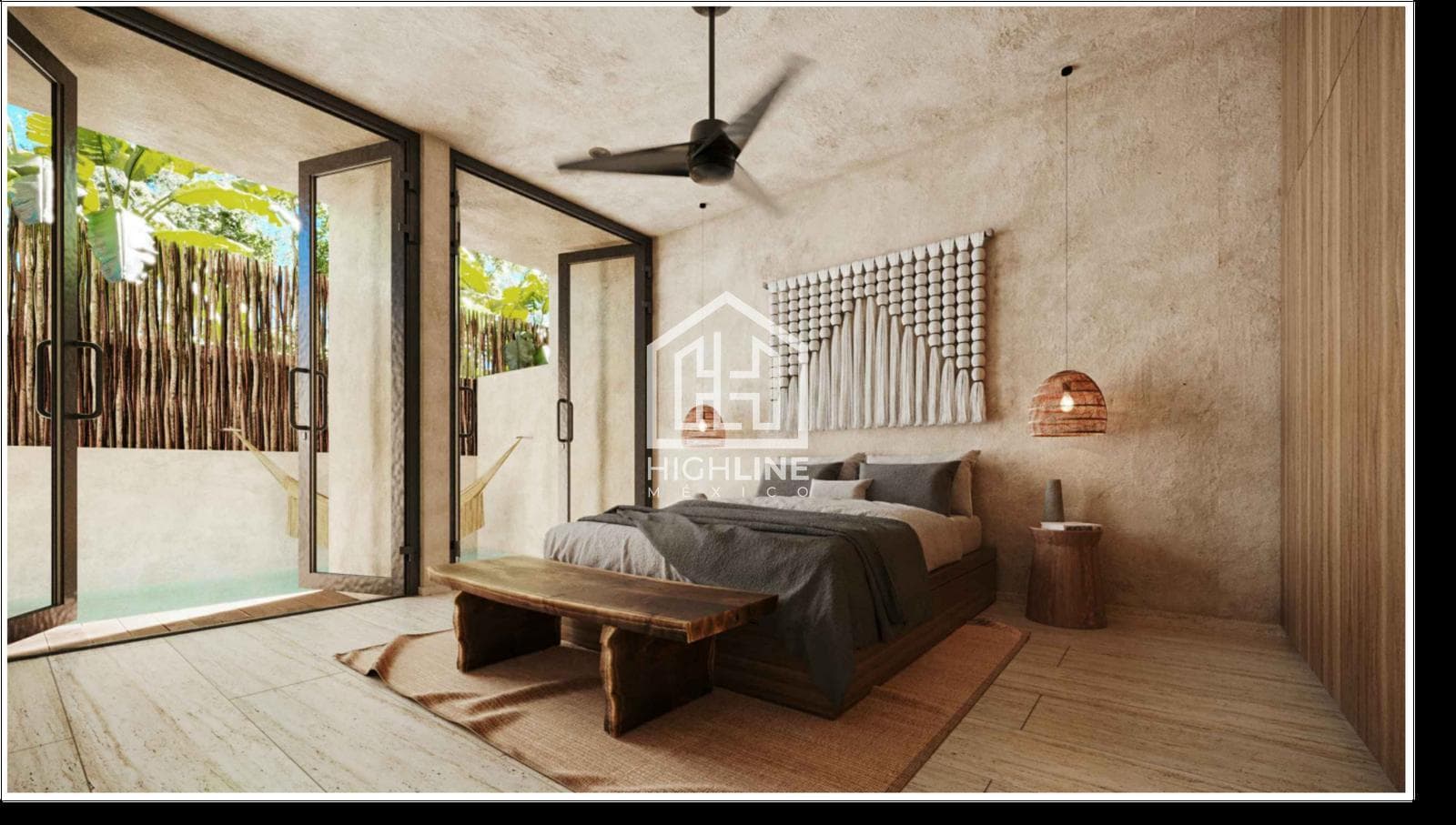 2-Bedroom Apartment for Sale in Tulum with a Gym