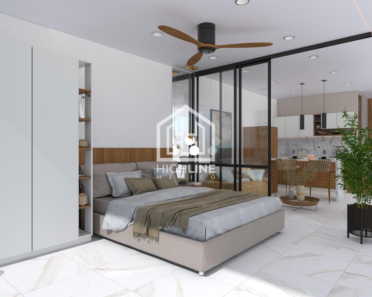 Studio for sale in downtown Playa del Carmen, just a few meters from the beach | Spa and Gym