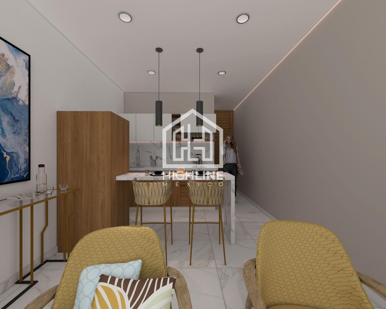 Studio for sale in downtown Playa del Carmen, just a few meters from the beach | Spa and Gym