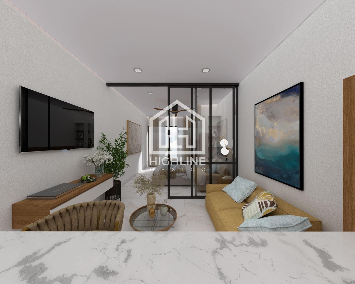 Studio for sale in downtown Playa del Carmen, just a few meters from the beach | Spa and Gym
