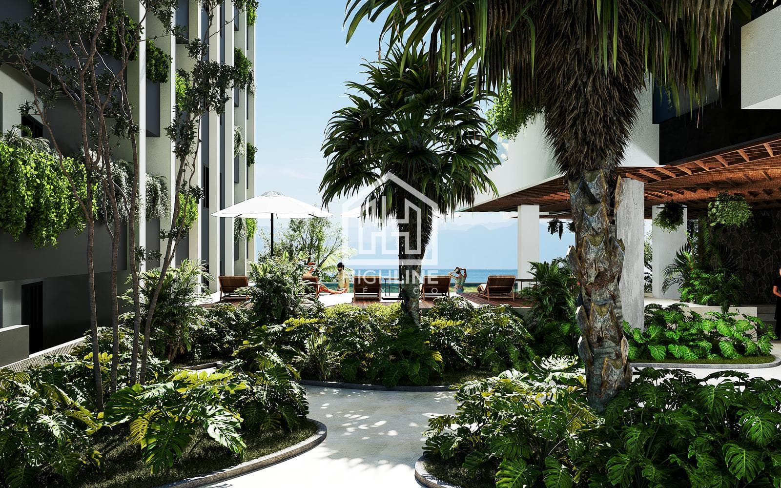 Apartment for sale, CANCUN, 1 bedroom, ocean view, with an infinity pool