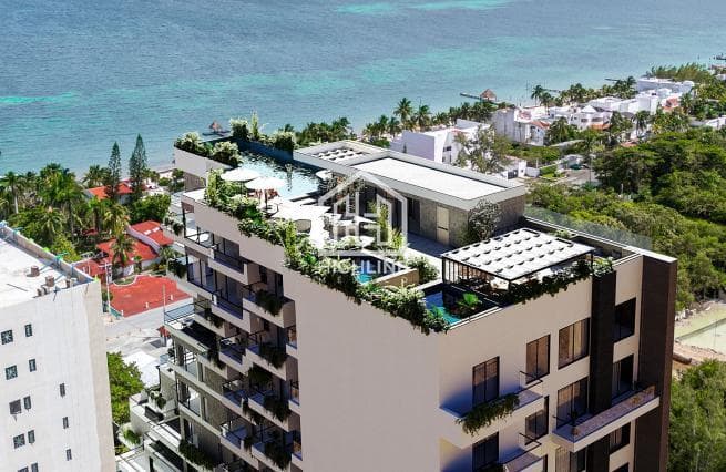Apartment for sale, CANCUN, 1 bedroom, ocean view, with an infinity pool