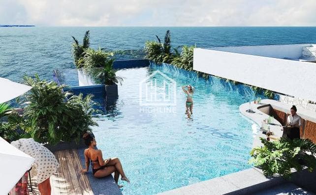 Apartment for sale, CANCUN, 1 bedroom, ocean view, with an infinity pool