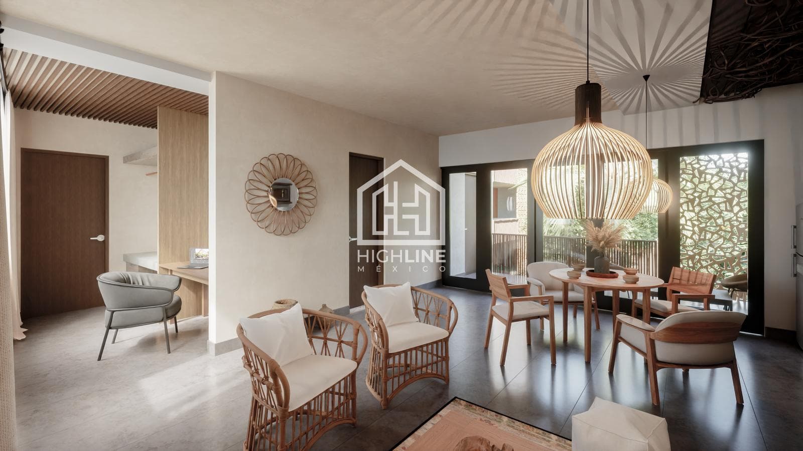 APARTMENT FOR SALE IN TULUM, REGION 15, 5 MINUTES FROM THE OCEAN