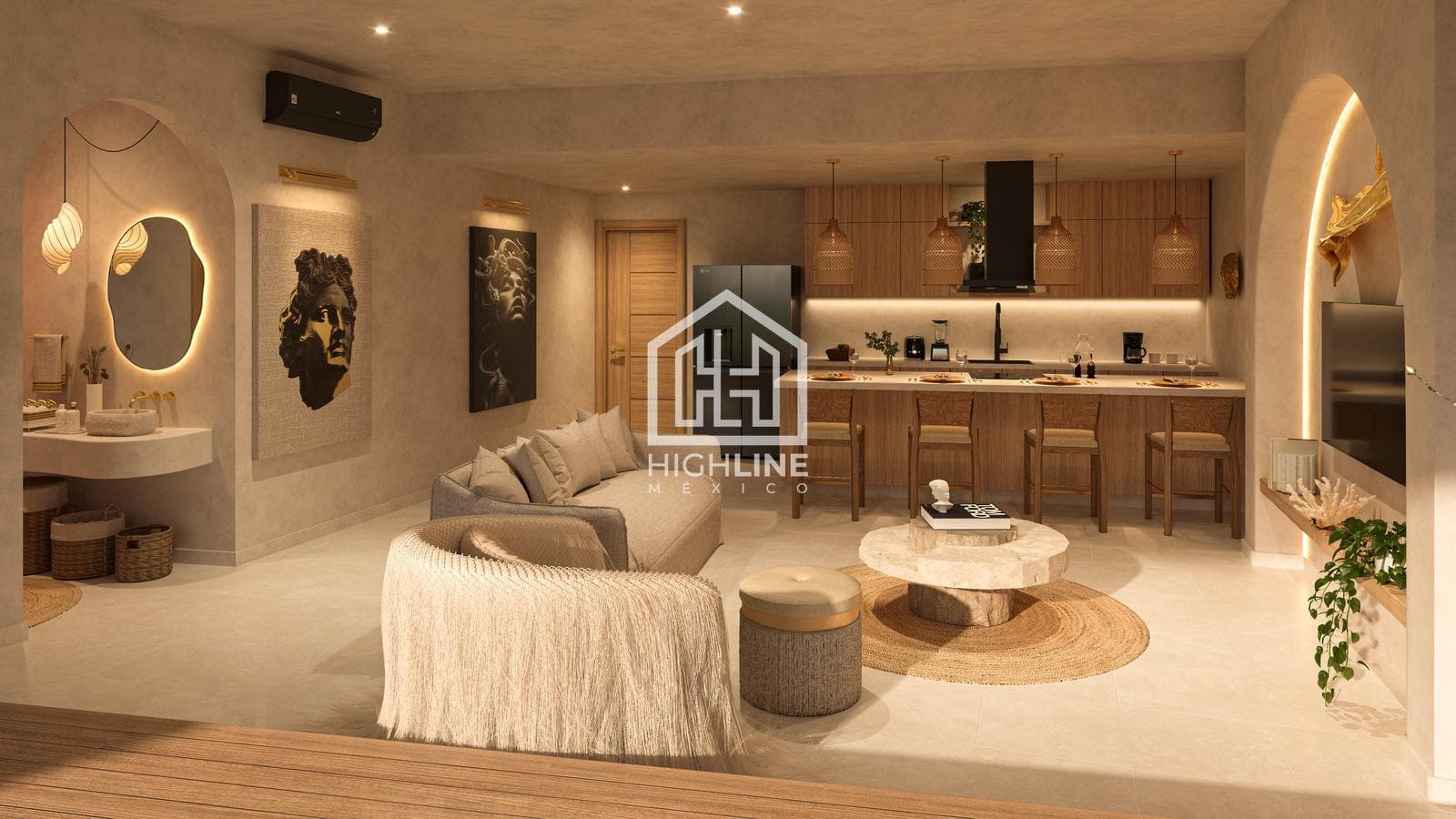 1-bedroom apartment for sale in Tulum, with swim-up access, just a few meters from the beach | Spa and Gym