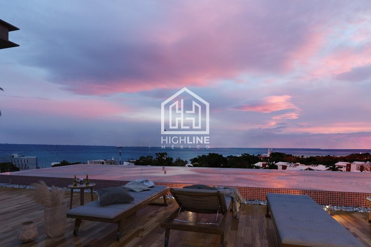 1-bedroom apartment with spacious rooms and a rooftop ocean view