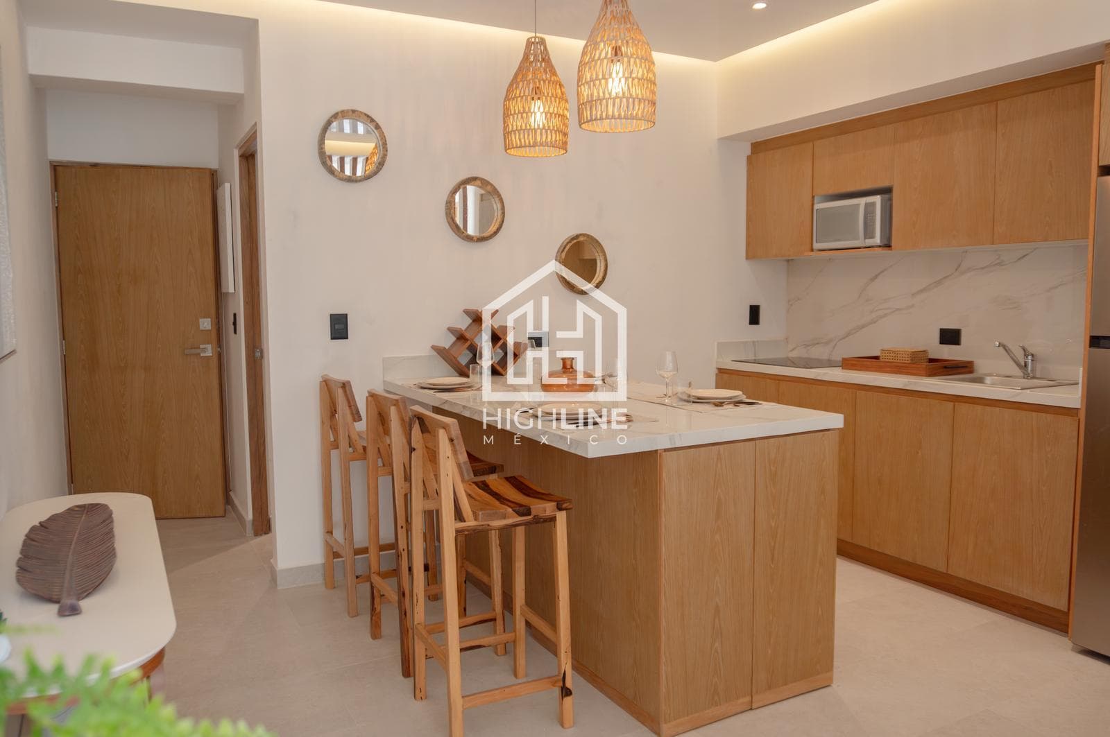 1-BEDROOM APARTMENT IN PLAYA DEL CARMEN. ROOFTOP WITH POOL. DELIVERY IN APRIL 2026