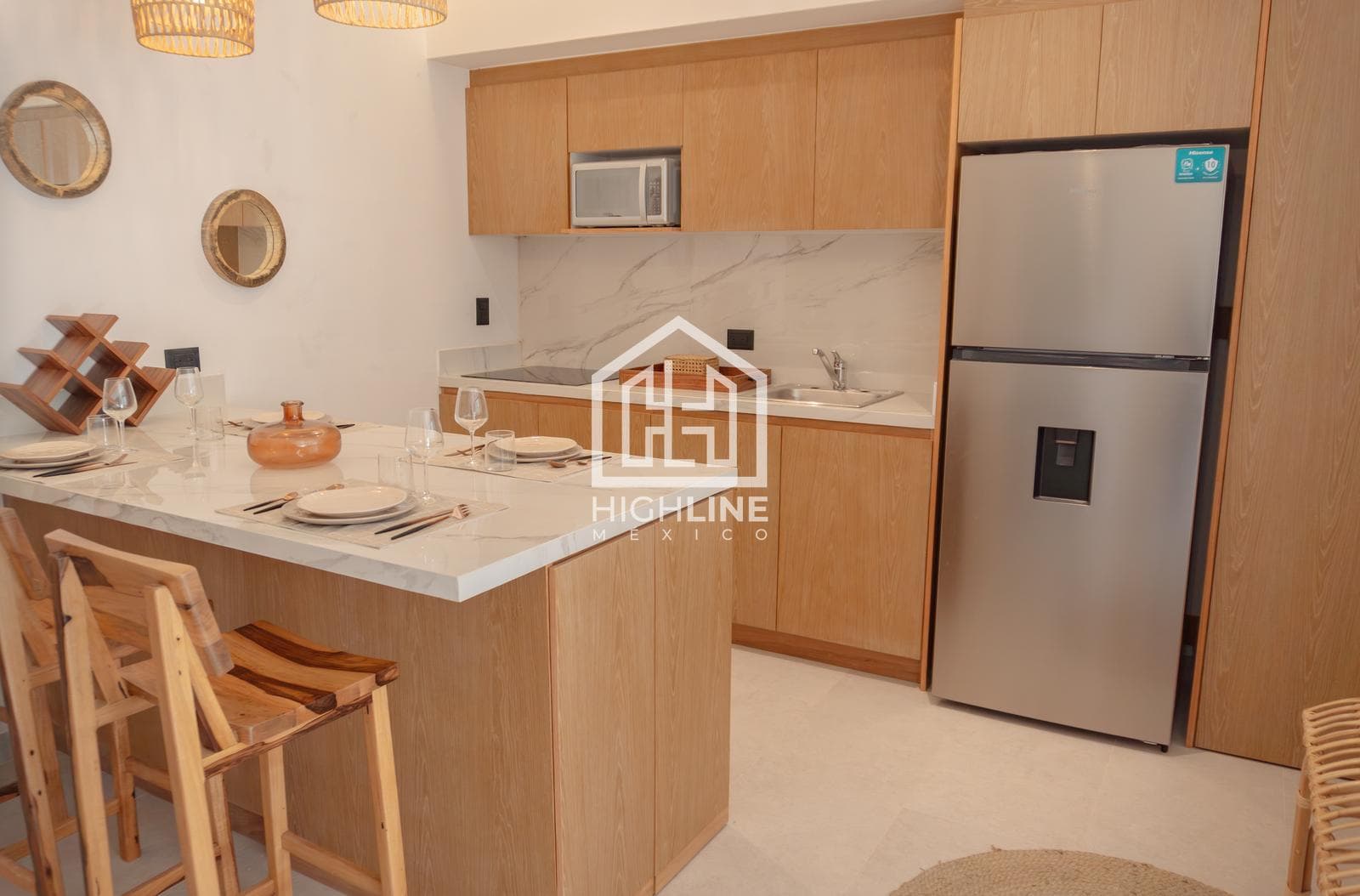 1-BEDROOM APARTMENT IN PLAYA DEL CARMEN. ROOFTOP WITH POOL. DELIVERY IN APRIL 2026
