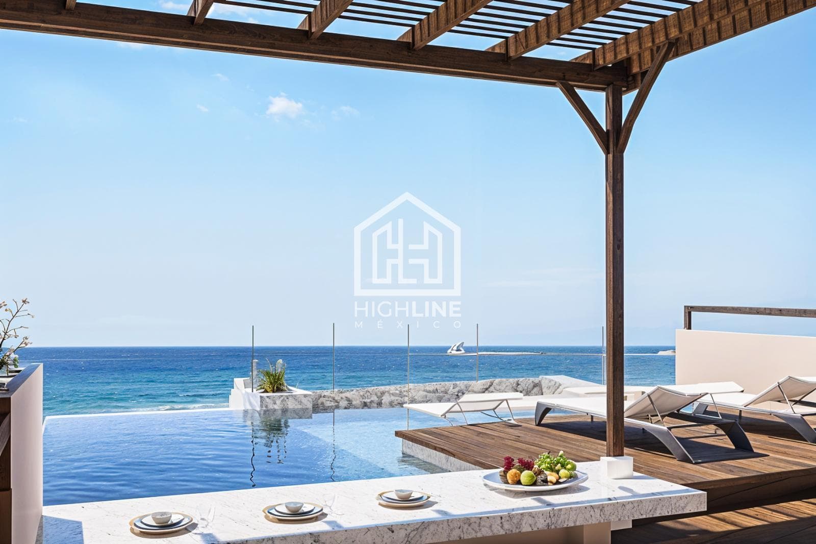1-Bedroom Apartment for Sale in Puerto Morelos with a Pool and Rooftop