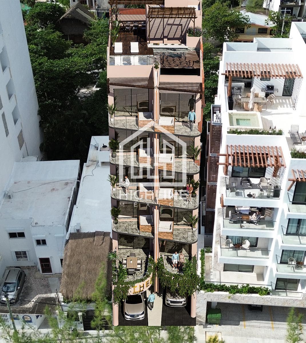 1-Bedroom Apartment for Sale in Puerto Morelos with a Pool and Rooftop