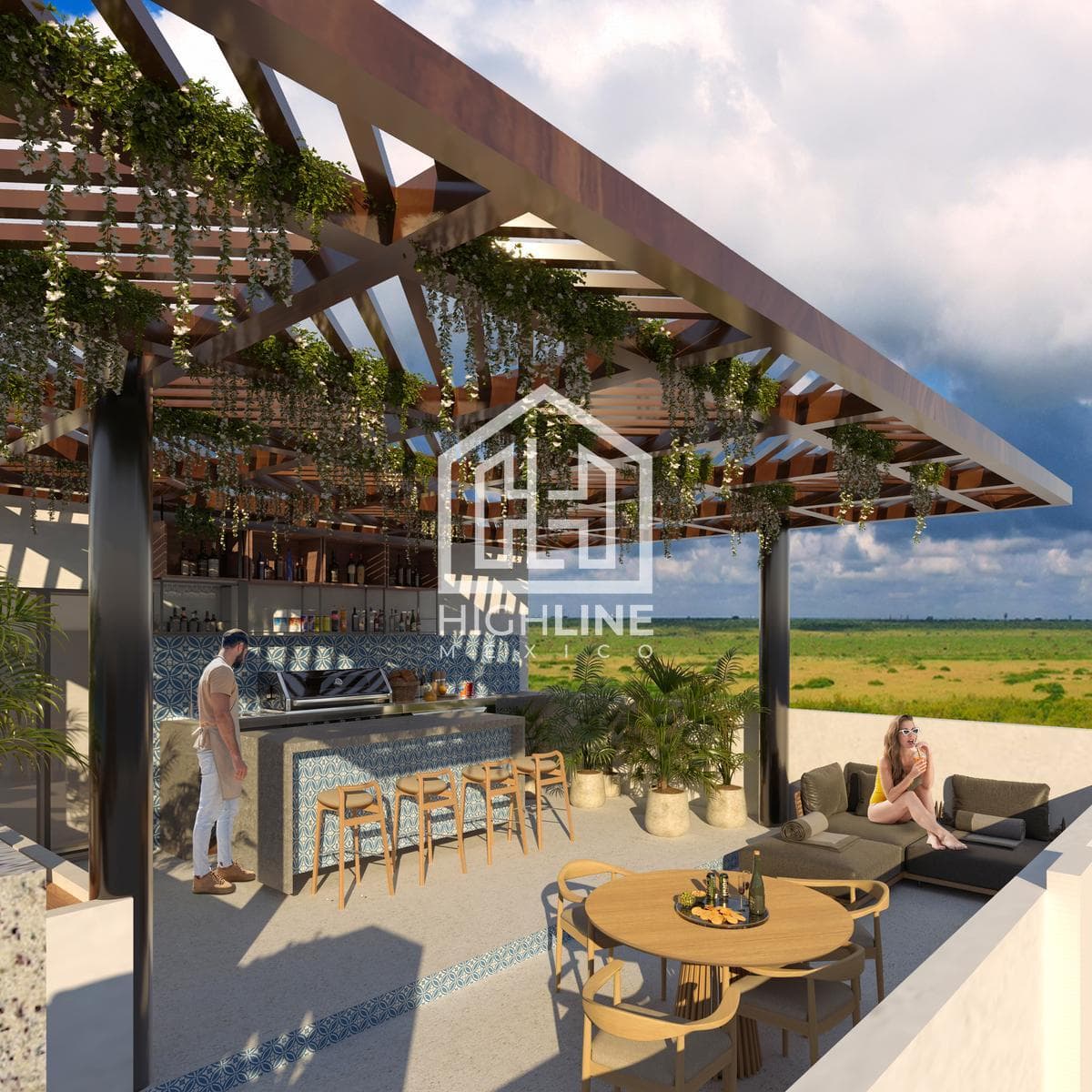 2-Bedroom Apartment for Sale in Puerto Morelos with Ocean Views