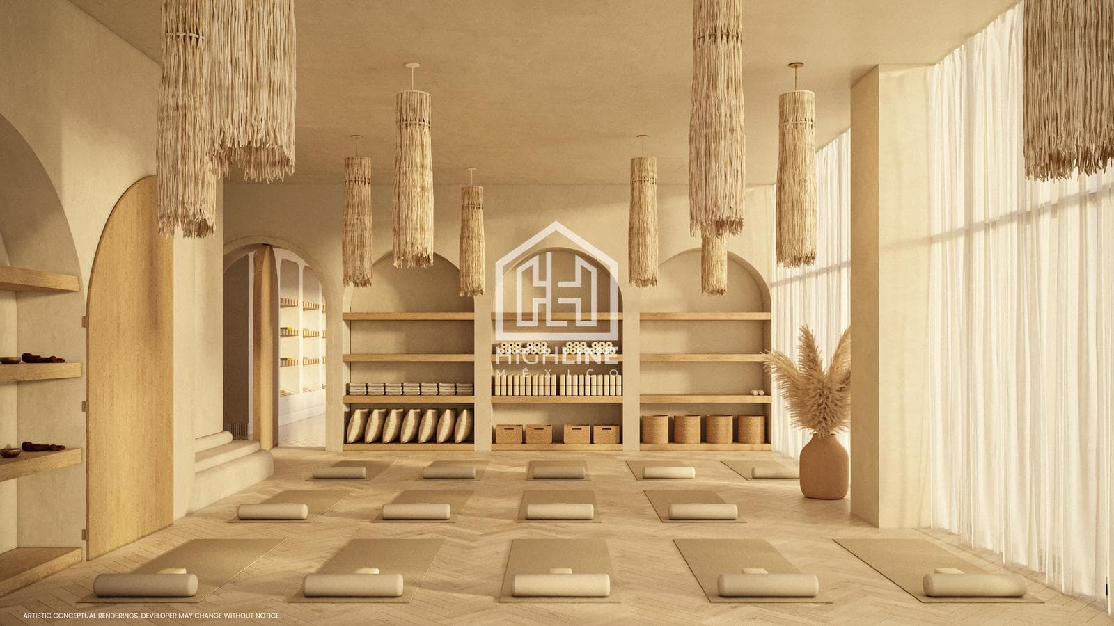 1-BEDROOM APARTMENT FOR SALE IN MIAMI WITH A RESTAURANT, LOBBY, MEDIA ROOM, AND PILATES STUDIO