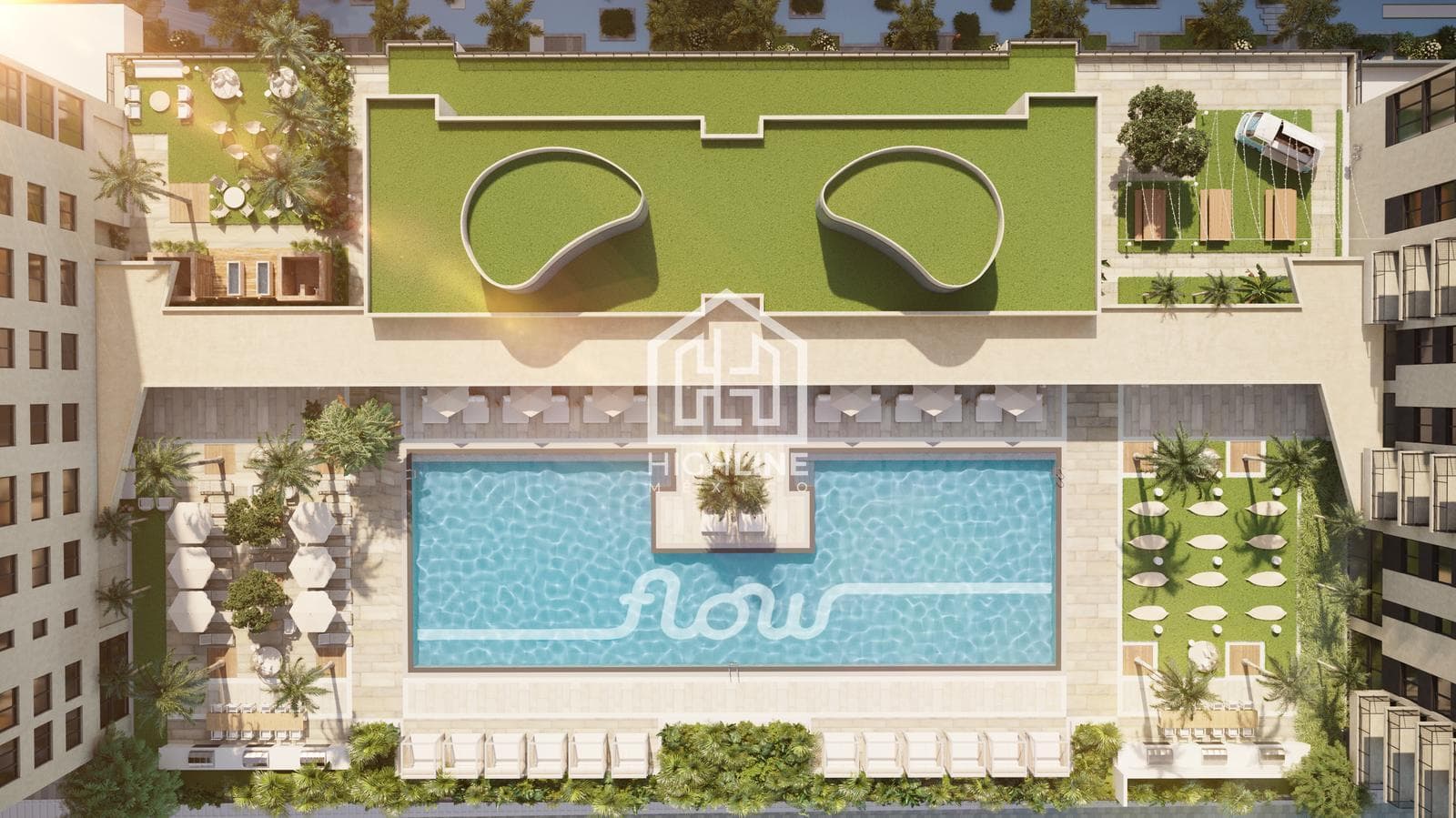 1-BEDROOM APARTMENT FOR SALE IN MIAMI WITH A RESTAURANT, LOBBY, MEDIA ROOM, AND PILATES STUDIO