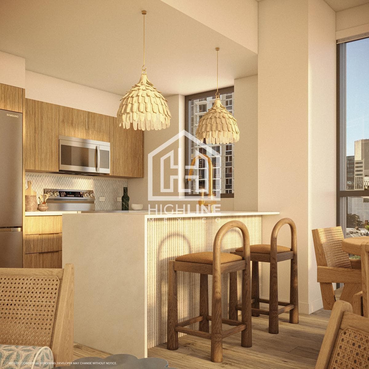 1-BEDROOM APARTMENT FOR SALE IN MIAMI WITH A RESTAURANT, LOBBY, MEDIA ROOM, AND PILATES STUDIO