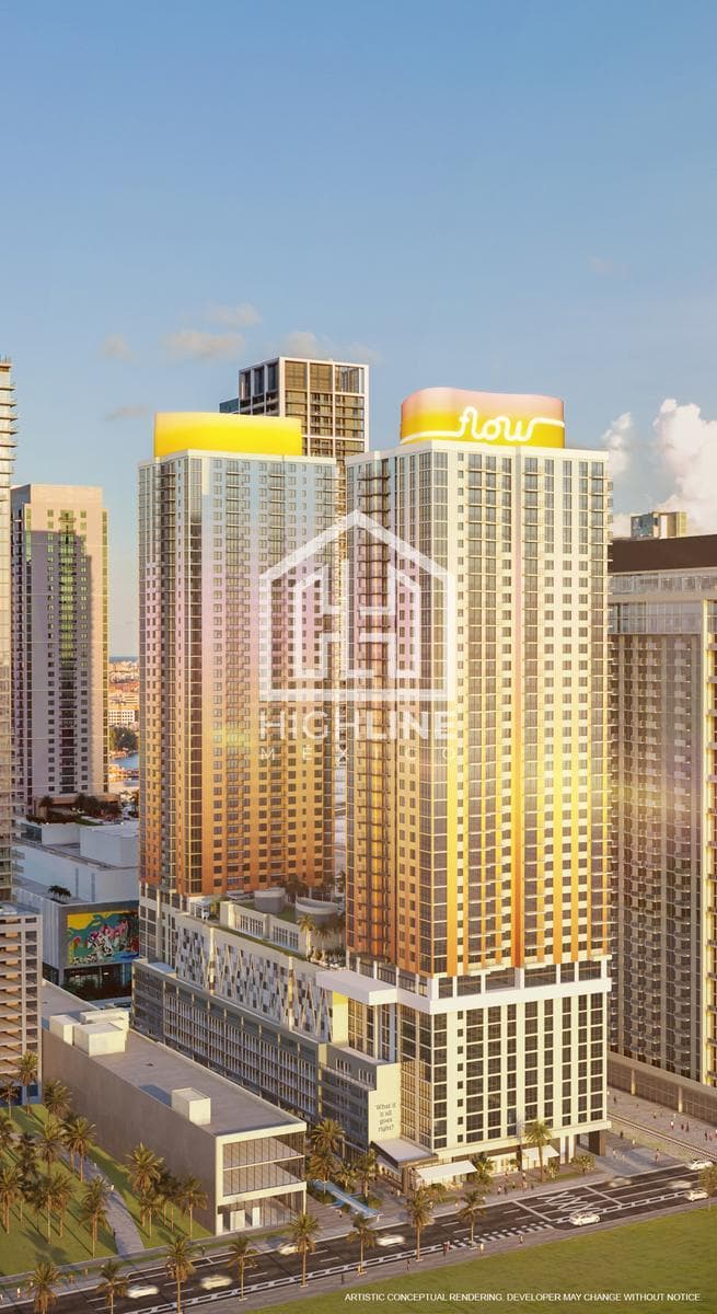APARTMENT FOR SALE IN MIAMI: 1 BEDROOM WITH A PODCAST AREA, POOL DECK, LOUNGE, SOCIAL CLUB, AND YOGA STUDIO
