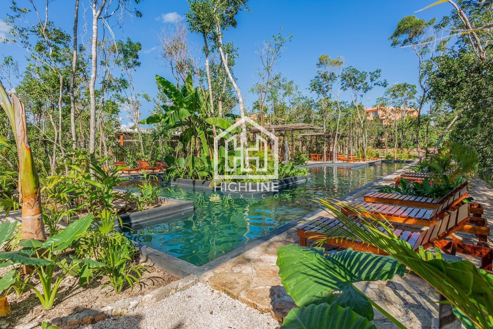 APARTMENT FOR SALE IN TULUM, 10 MINUTES FROM THE BEACH