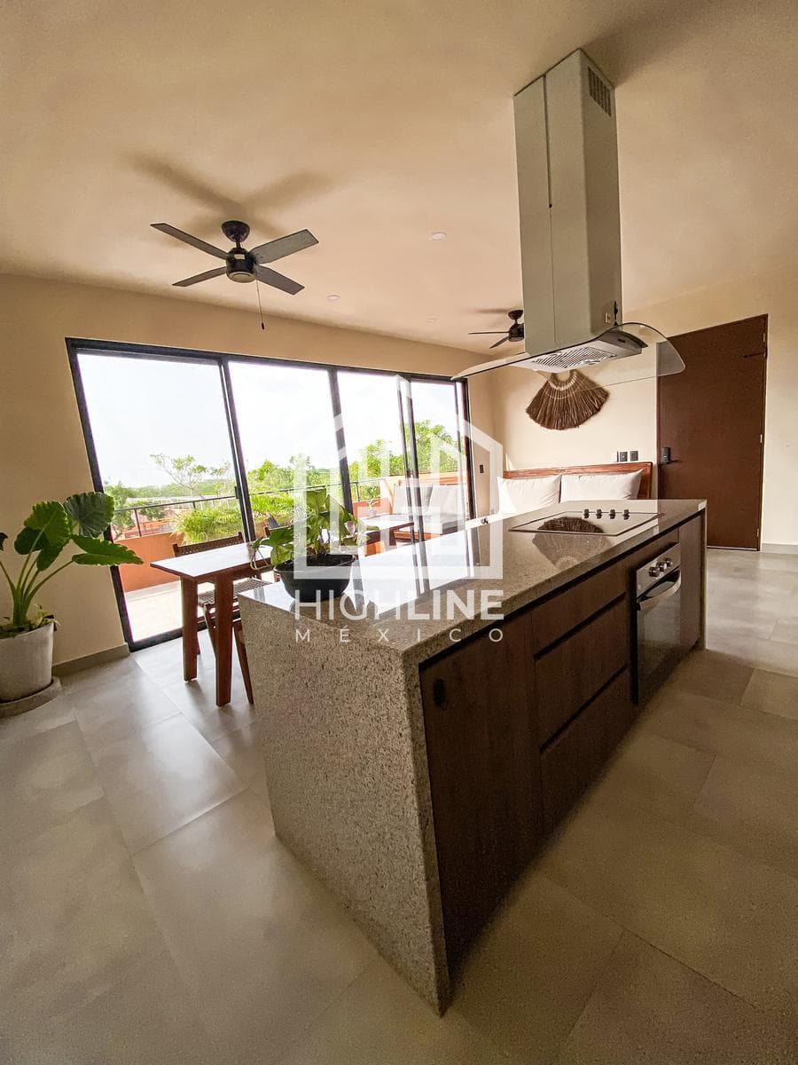 APARTMENT FOR SALE IN TULUM, 10 MINUTES FROM THE BEACH