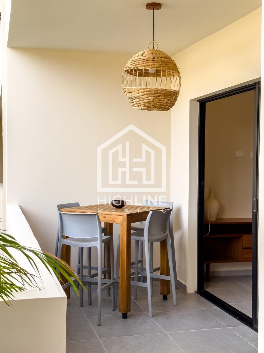 APARTMENT FOR SALE IN TULUM: 1 BEDROOM WITH PORCH, ART WALK