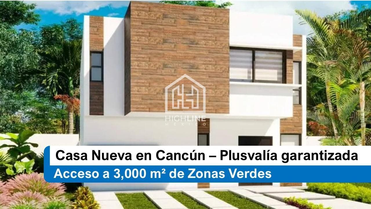 House for sale in Cancun, Huayacan Avenue.