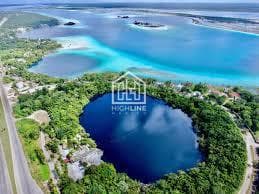 3-Bedroom House in Downtown Bacalar with a Pool
