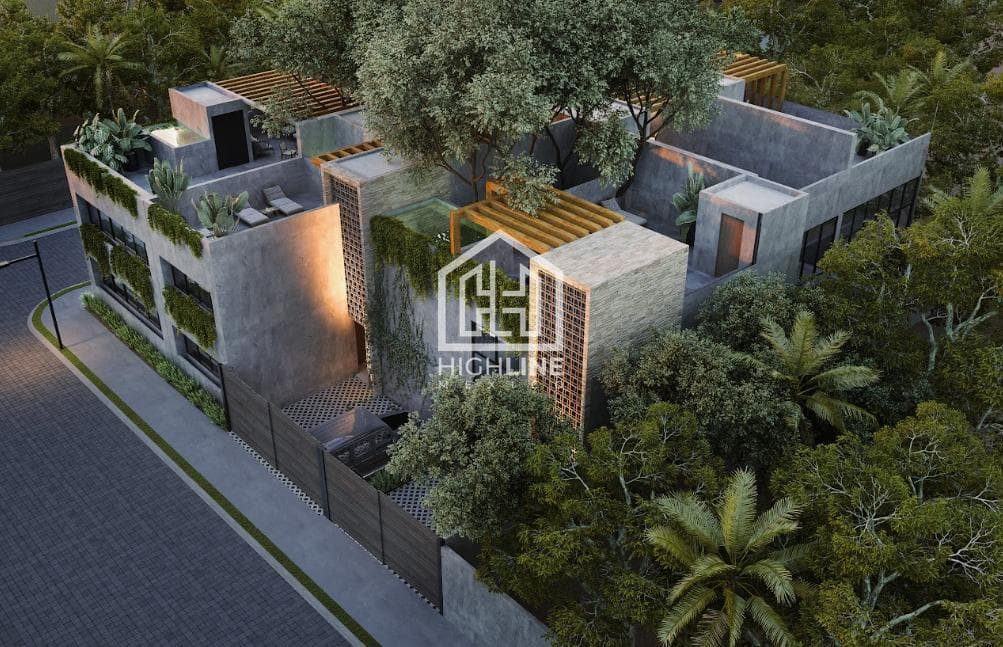 3-Bedroom House in Downtown Bacalar with a Pool