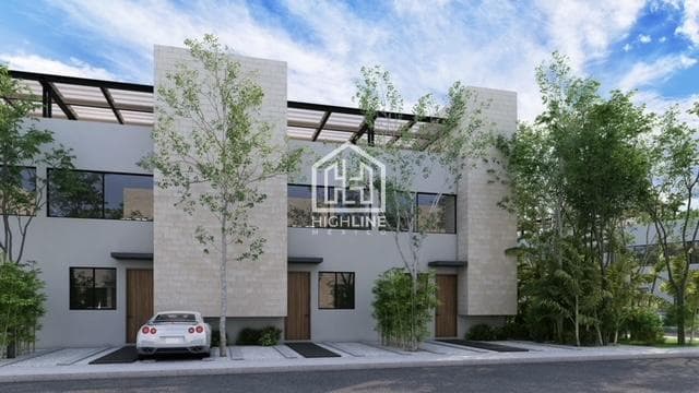 3-Bedroom House for Sale in Playa del Carmen with a Rooftop and Private Pool