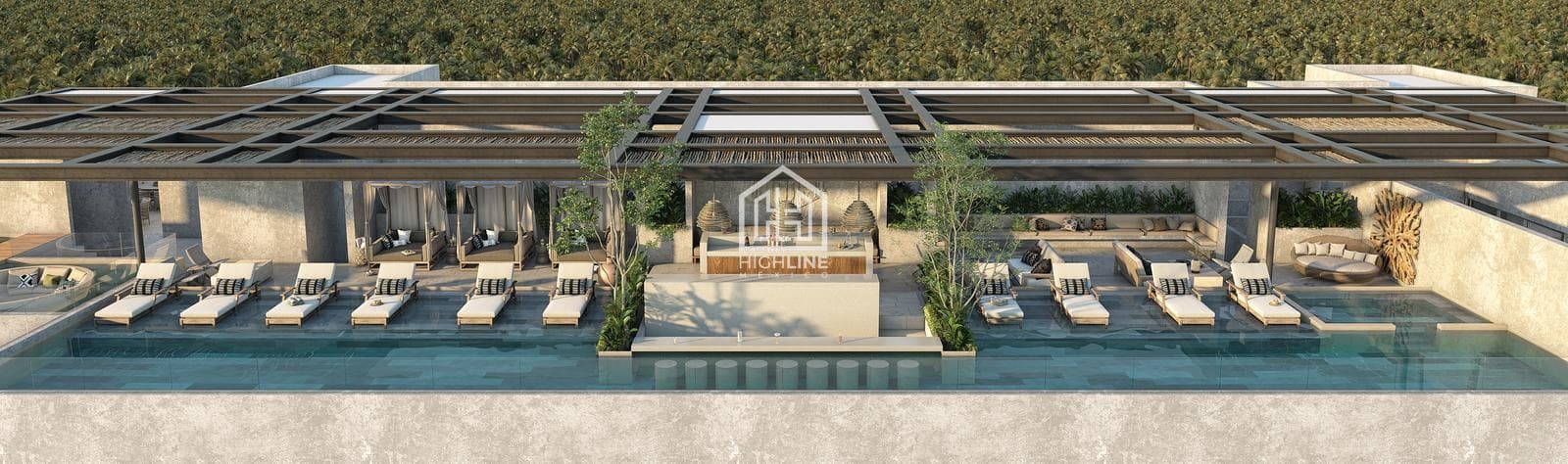 2-BEDROOM APARTMENT FOR SALE IN TULUM WITH SKY BAR AND SPA