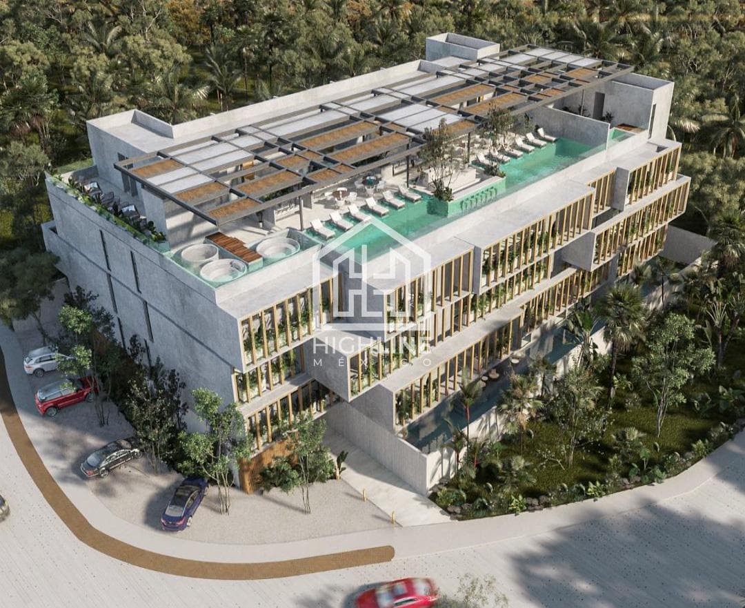 2-BEDROOM APARTMENT FOR SALE IN TULUM WITH SKY BAR AND SPA