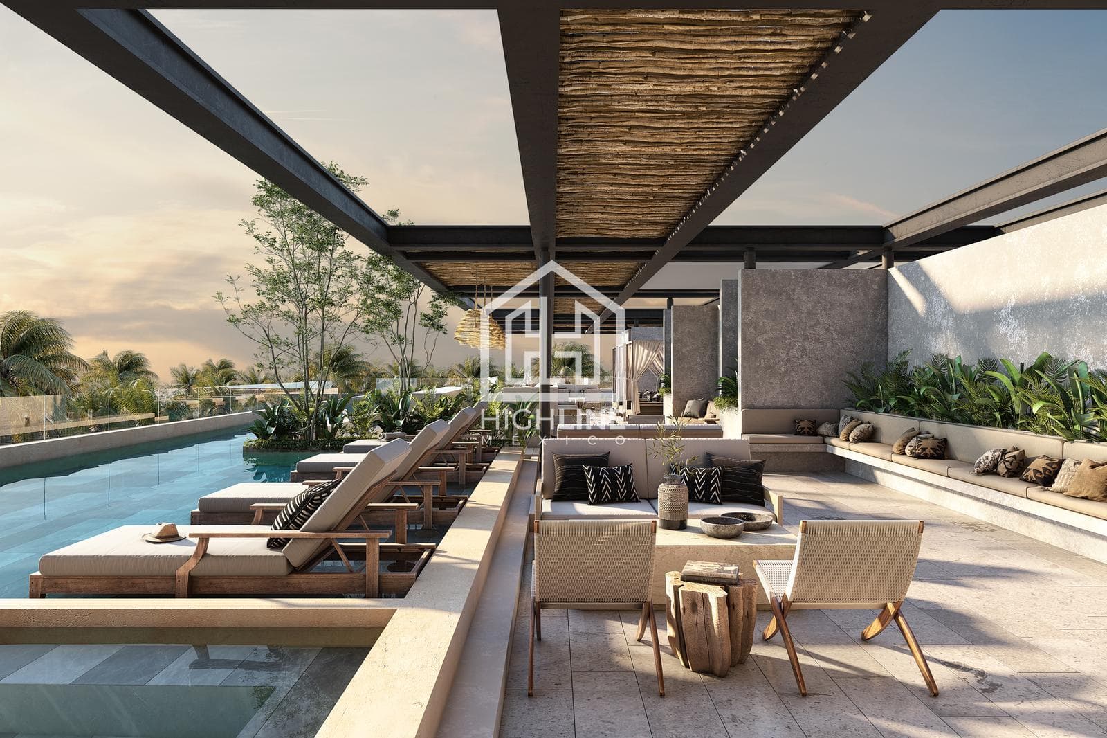 2-BEDROOM APARTMENT FOR SALE IN TULUM WITH SKY BAR AND SPA