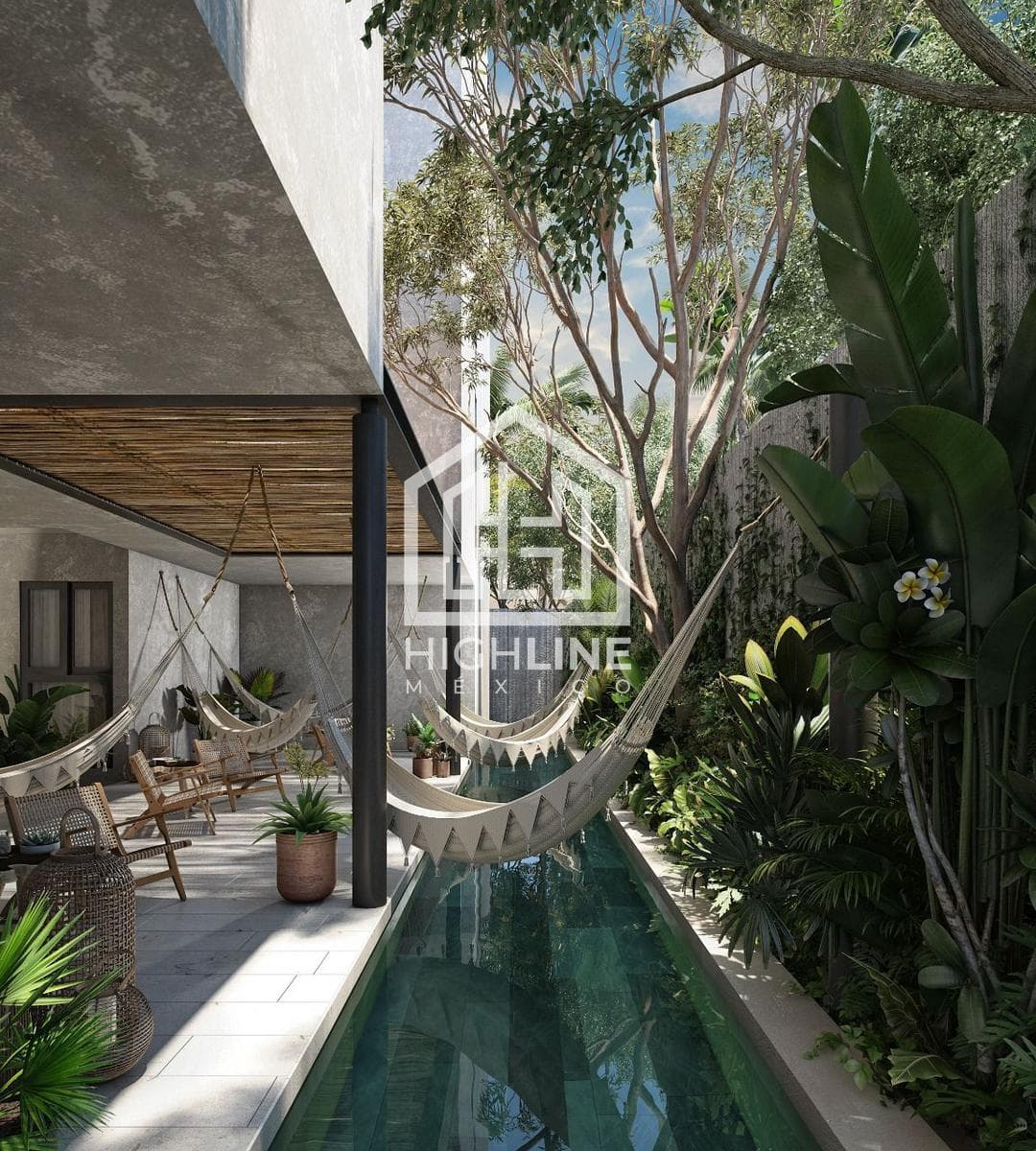 2-BEDROOM APARTMENT FOR SALE IN TULUM WITH SKY BAR AND SPA