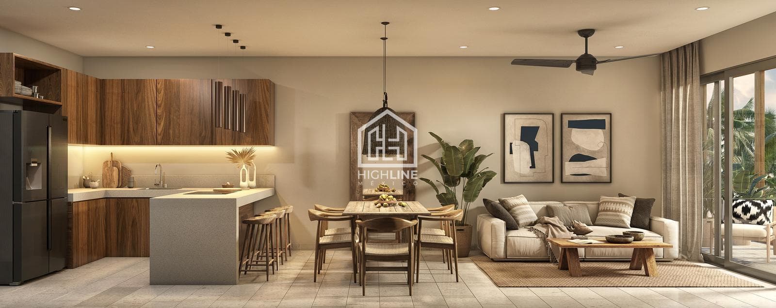 2-BEDROOM APARTMENT FOR SALE IN TULUM WITH SKY BAR AND SPA