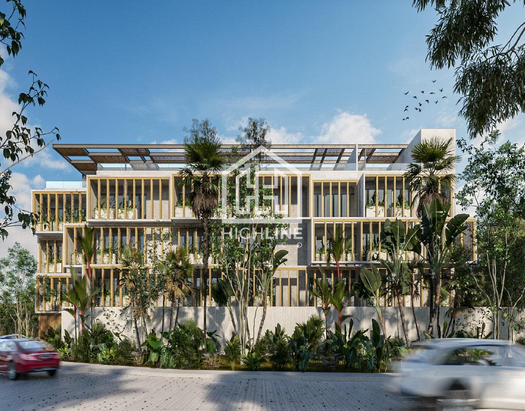 2-BEDROOM APARTMENT FOR SALE IN TULUM WITH SKY BAR AND SPA