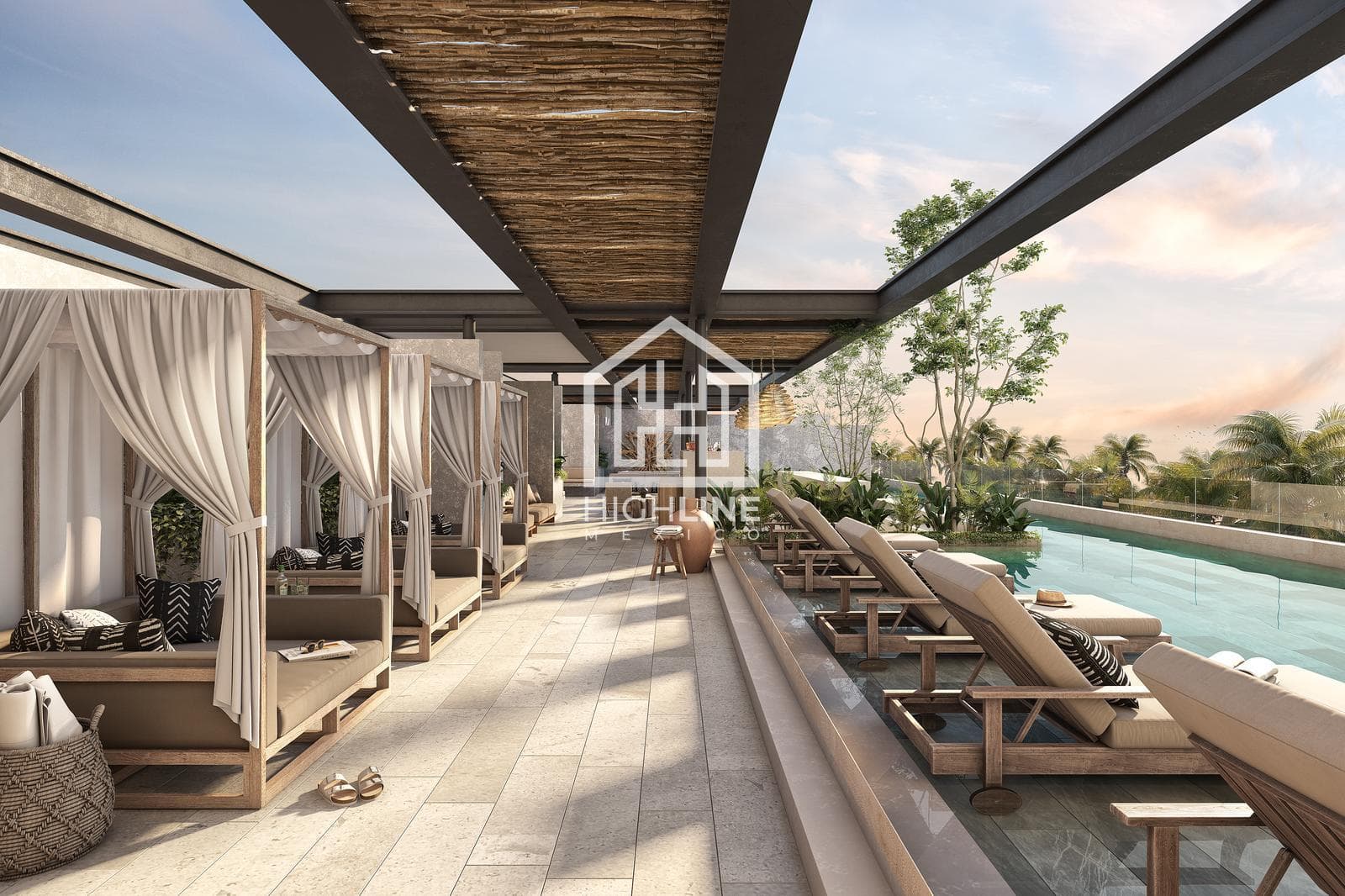 2-BEDROOM APARTMENT FOR SALE IN TULUM WITH SKY BAR AND SPA