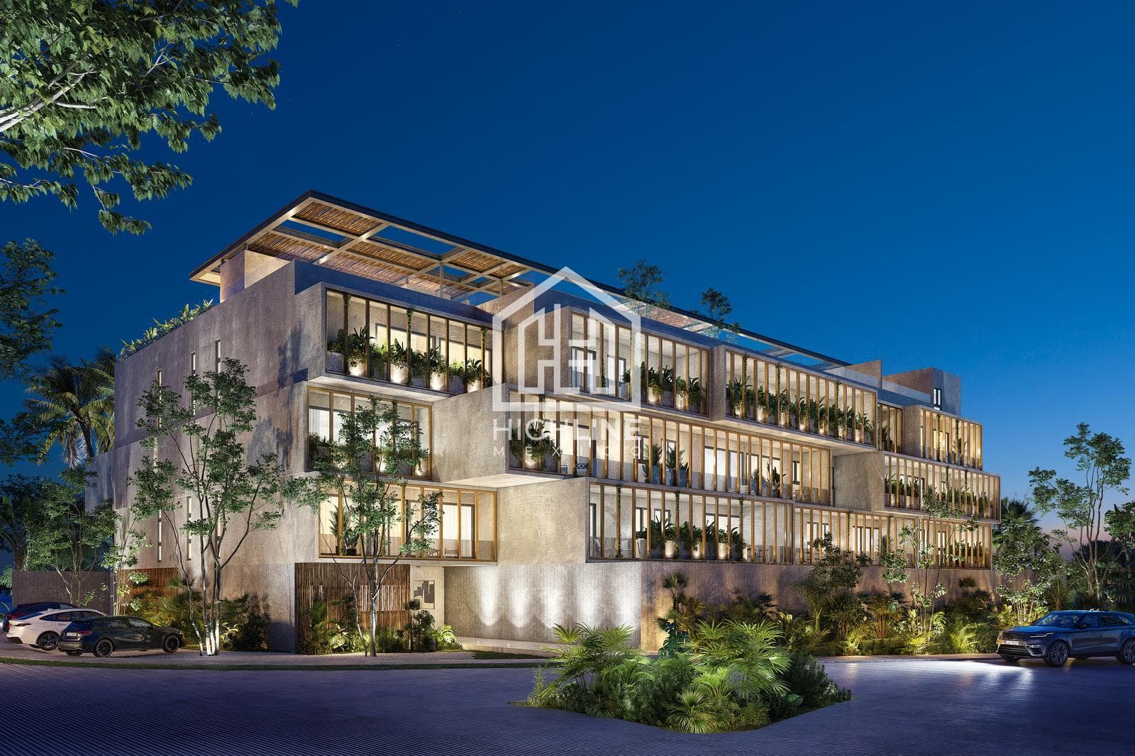 2-BEDROOM APARTMENT FOR SALE IN TULUM WITH SKY BAR AND SPA