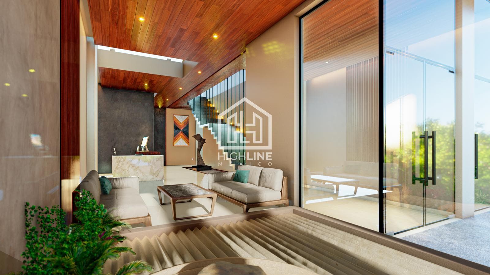 STUDIO APARTMENT WITH TERRACE FOR SALE. PUERTO MORELOS. ROOFTOP, GYM, AND POOL.