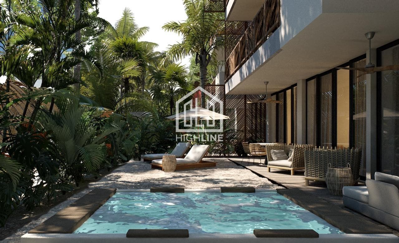 SUITE FOR SALE IN TULUM WITH POOL, GYM, AND YOGA AREA—PET-FRIENDLY