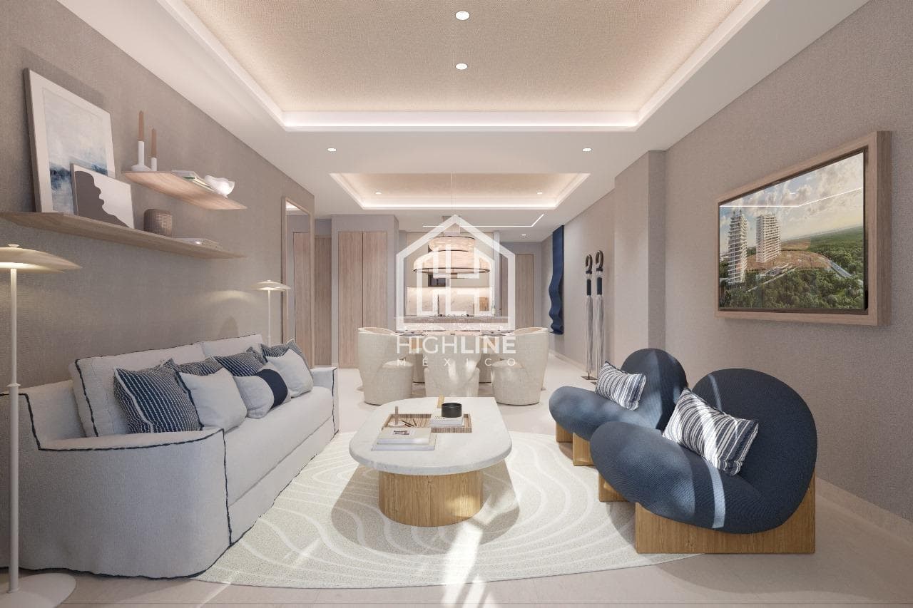 2-Bedroom Condo for Sale in Cancún with 50 Amenities, 20 Minutes from the Beach