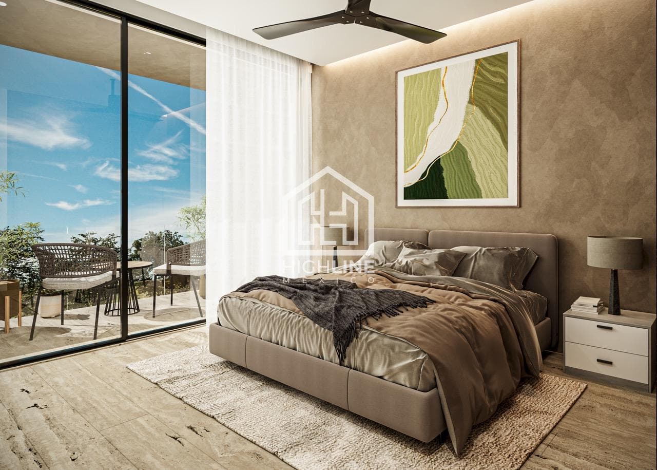 APARTMENT FOR SALE IN CANCUN: 1 BEDROOM WITH POOL, GYM, AND LOBBY
