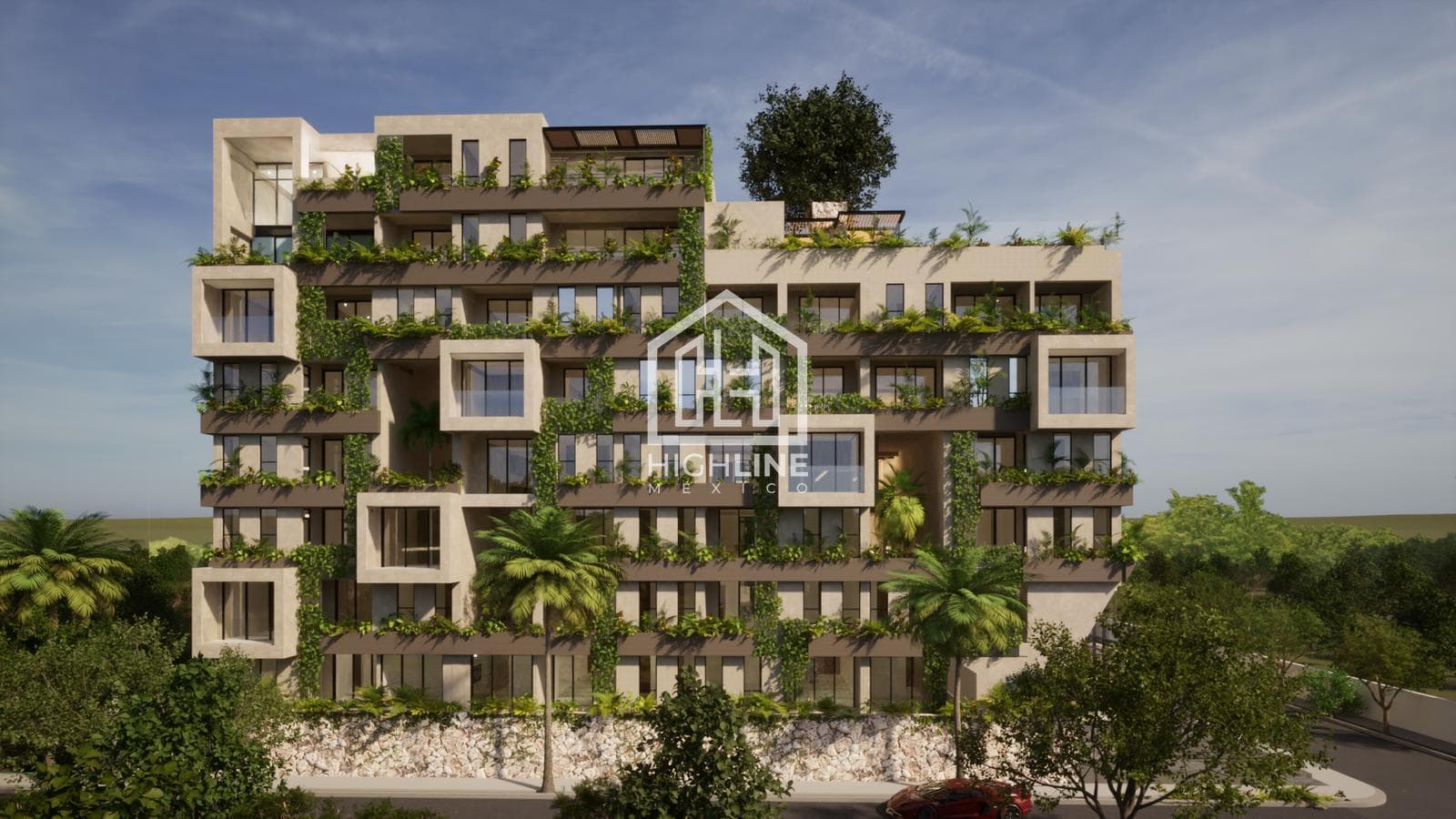 Apartment APARTMENT FOR SALE IN CANCUN: 2 BEDROOMS WITH BARBECUE AREA, POOL, AND PADEL COURT