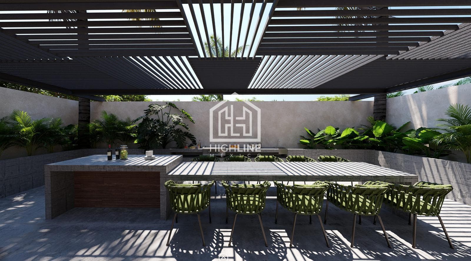 APARTMENT FOR SALE IN CANCUN: 2 BEDROOMS WITH A PADDLE POOL, CHILDREN'S PLAYGROUND, AND ROOFTOP