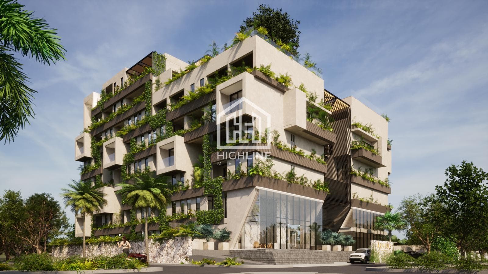 APARTMENT FOR SALE IN CANCUN: 2 BEDROOMS WITH A PADDLE POOL, CHILDREN'S PLAYGROUND, AND ROOFTOP