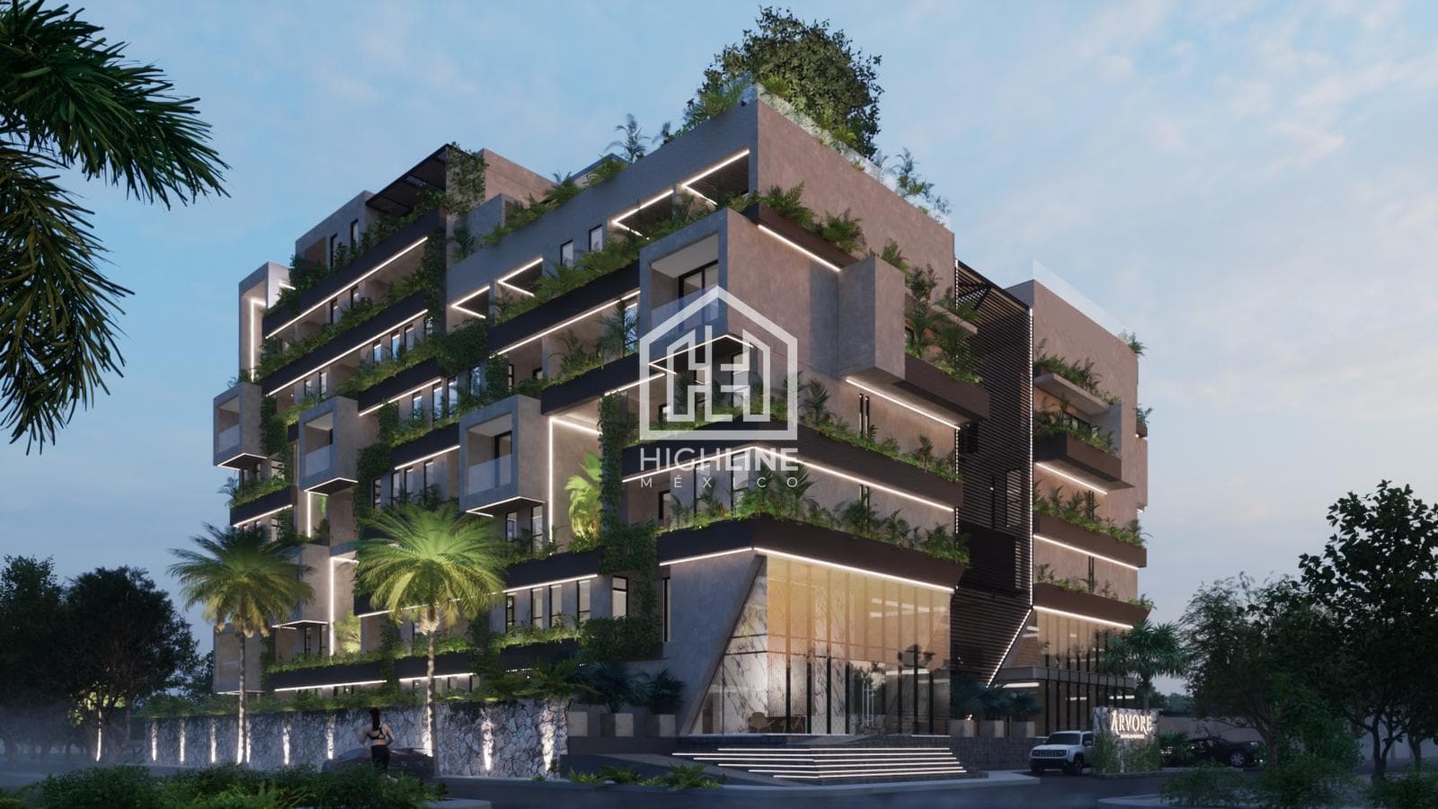 APARTMENT FOR SALE IN CANCUN: 2 BEDROOMS WITH A PADDLE POOL, CHILDREN'S PLAYGROUND, AND ROOFTOP