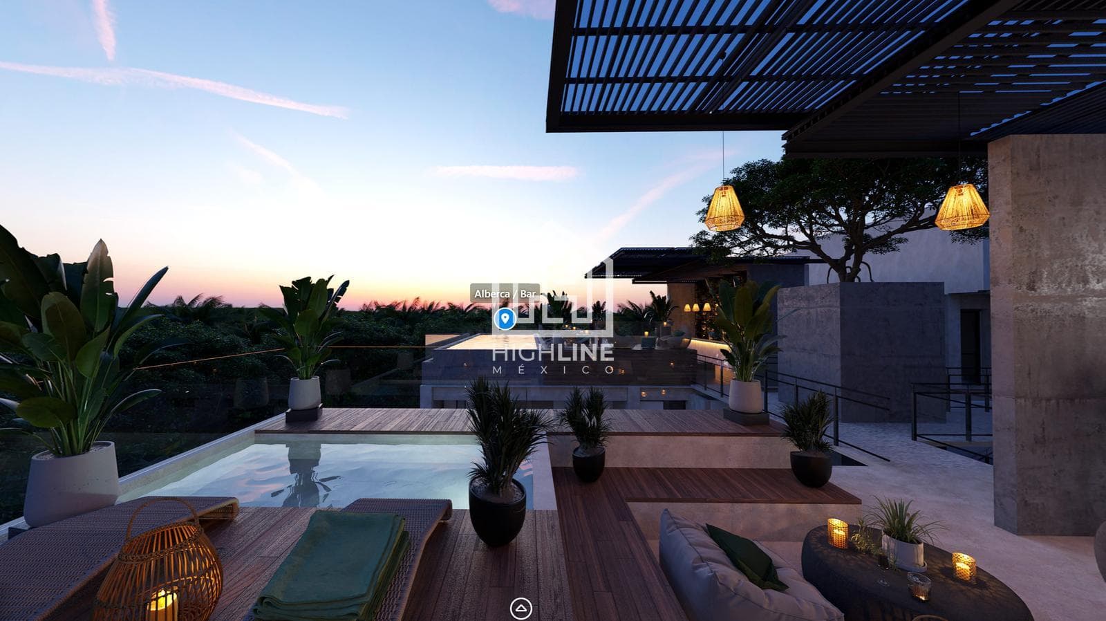 APARTMENT FOR SALE IN CANCUN: 2 BEDROOMS WITH AN OPEN-CONCEPT MOVIE THEATER, COWORKING SPACE, AND GYM, LOCATED IN AN AREA WITH HIGH APPRECIATION POTENTIAL