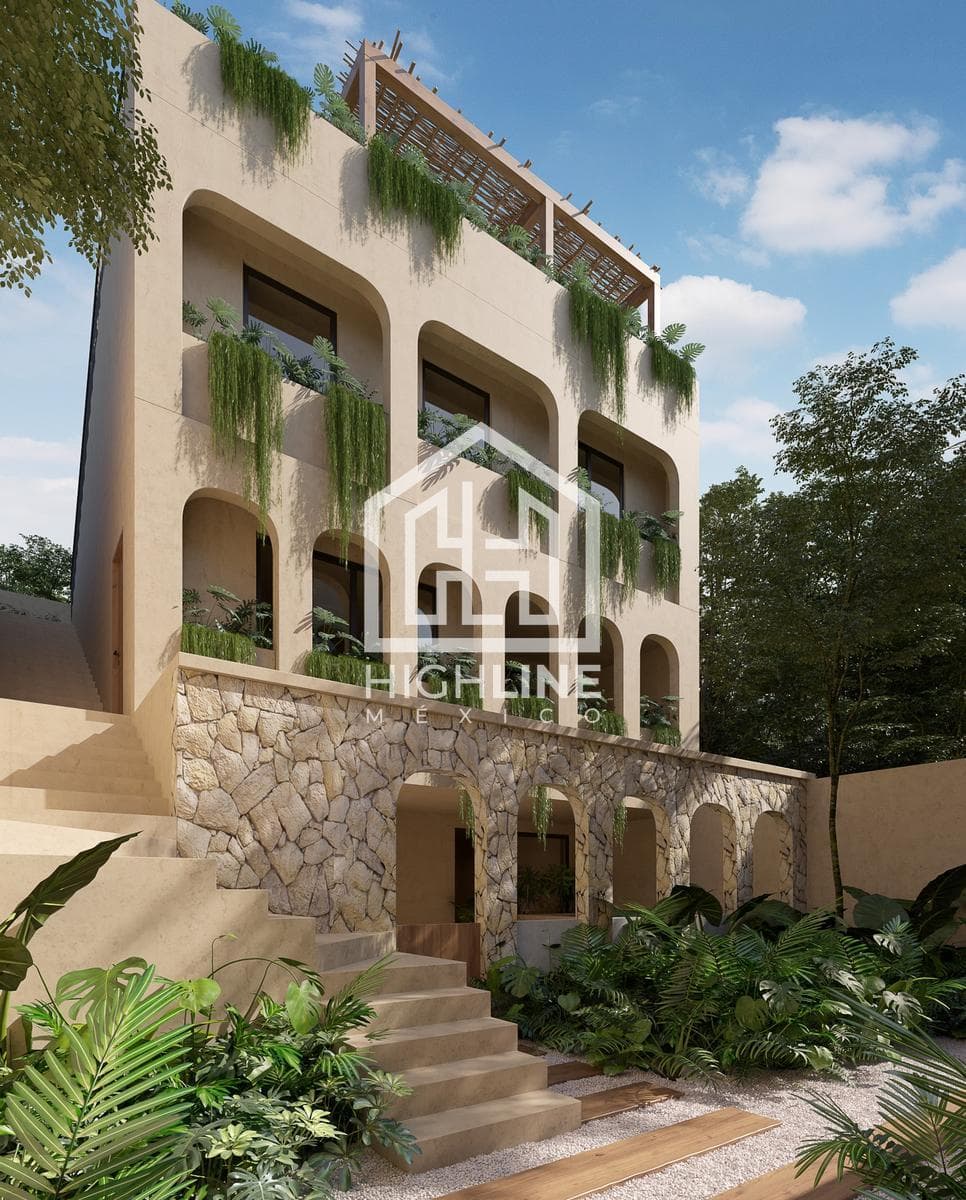 APARTMENT FOR SALE IN TULUM: 2 BEDROOMS, LOCATED IN AN AREA WITH HIGH APPRECIATION POTENTIAL